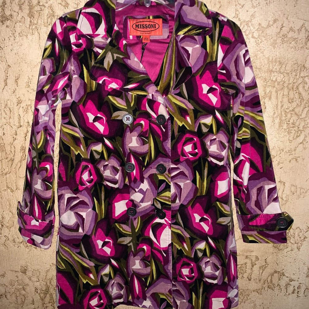 Missoni for Target Ladies Trench Coat size L NWT